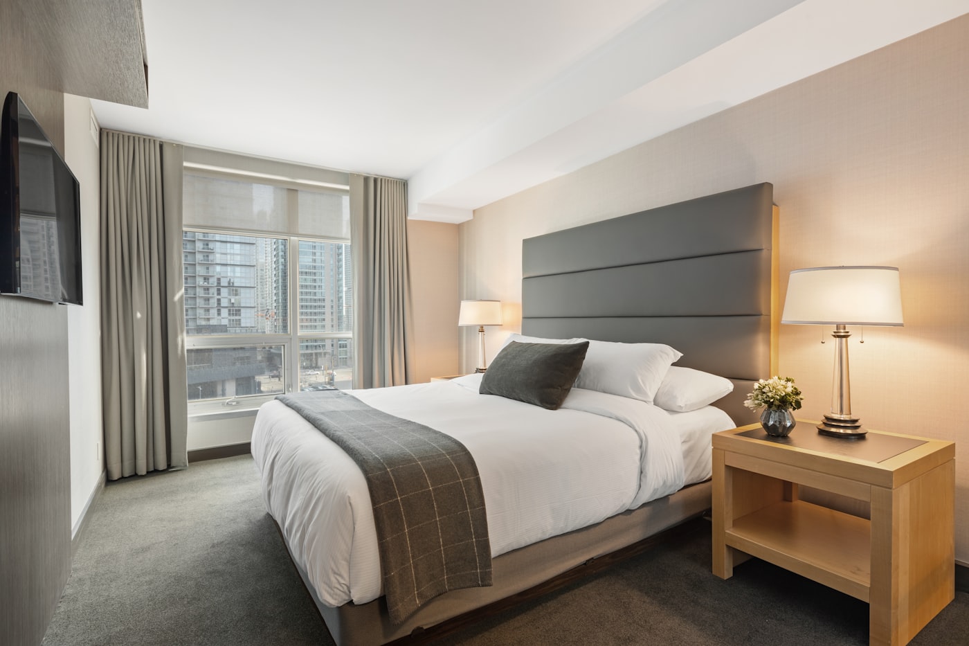 Hotel room atmosphere